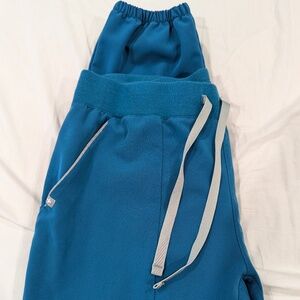 FIGS Venice Slim Jogger Scrub Pants Pacific Blue L